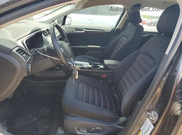 3FA6P0HD2GR366510 2016 FORD FUSION Gray Widok wnętrza z przodu