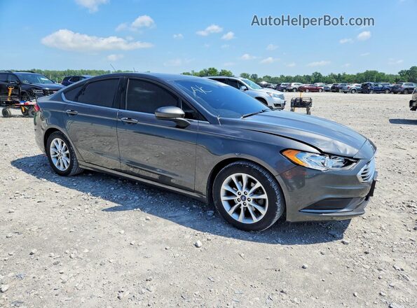 3FA6P0HD2HR103774 2017 FORD FUSION Черный Передняя правая четверть