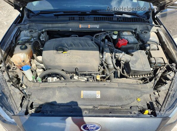 3FA6P0HD2HR103774 2017 FORD FUSION Черный Вид задней части салона