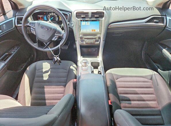 3FA6P0HD2HR103774 2017 FORD FUSION Черный Вид панели приборов