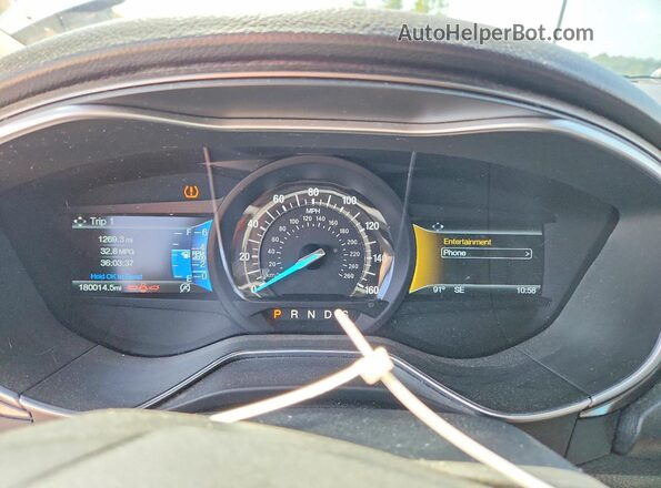 3FA6P0HD2HR103774 2017 FORD FUSION Черный Вид щитка приборов