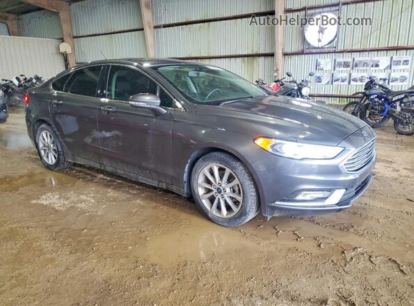 3FA6P0HD2HR139349 2017 FORD FUSION Gray Передня права чверть