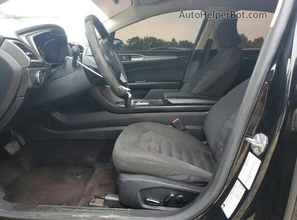 3FA6P0HD2HR140176 2017 FORD FUSION Black Vista interior delantera