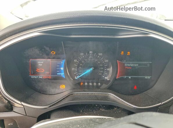 3FA6P0HD2HR140176 2017 FORD FUSION Black Vista del cuadro de instrumentos