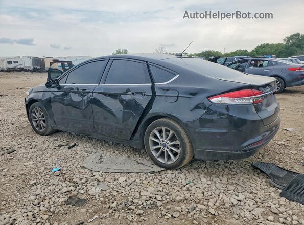 3FA6P0HD2HR140176 2017 FORD FUSION Black Trasero izquierdo