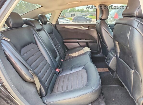 3FA6P0HD2HR226412 2017 FORD FUSION Black უკანა სავარძლების ხედი