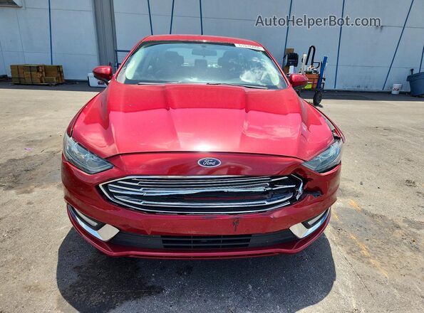 3FA6P0HD2HR226765 2017 FORD FUSION Темно-бордовый Вид спереди