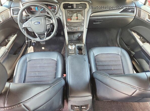 3FA6P0HD2HR226765 2017 FORD FUSION Темно-бордовый Вид панели приборов