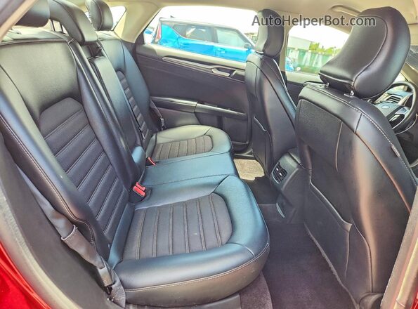 3FA6P0HD2HR226765 2017 FORD FUSION Темно-бордовый Вид задних сидений