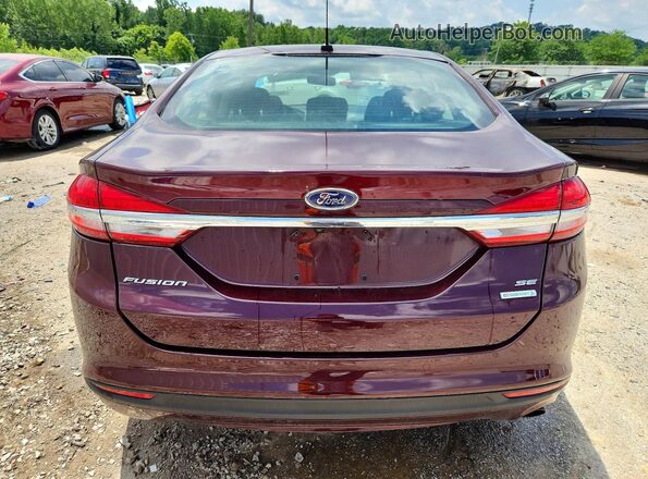 3FA6P0HD2HR310830 2017 FORD FUSION Brown Vista trasera