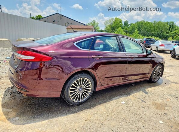 3FA6P0HD2HR310830 2017 FORD FUSION Brown Trasero derecho