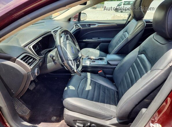 3FA6P0HD2HR310830 2017 FORD FUSION Brown Vista interior delantera