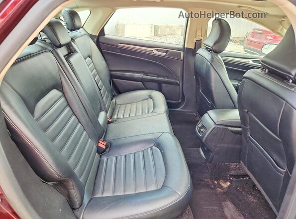 3FA6P0HD2HR310830 2017 FORD FUSION Brown Vista de los asientos traseros