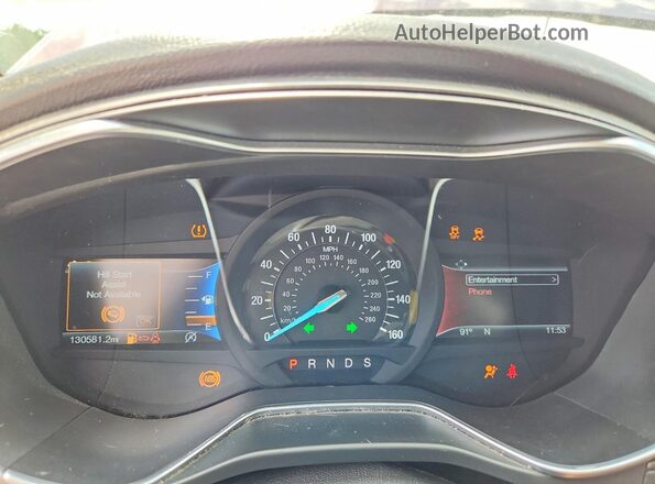 3FA6P0HD2HR310830 2017 FORD FUSION Brown Vista del cuadro de instrumentos