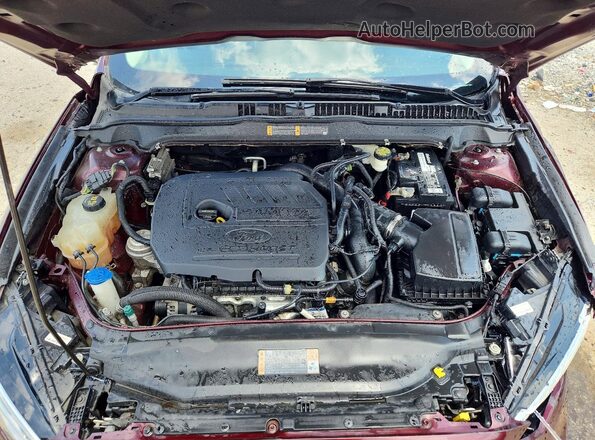 3FA6P0HD2HR310830 2017 FORD FUSION Brown Vista interior trasera