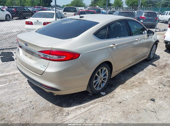 3FA6P0HD2HR348266 2017 FORD FUSION Beige Հետևի աջ