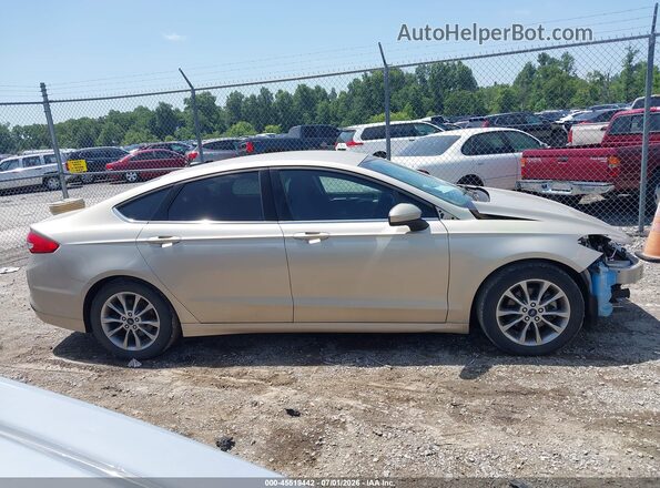 3FA6P0HD2HR348266 2017 FORD FUSION Beige Սալոնի 360 աստիճան տեսք