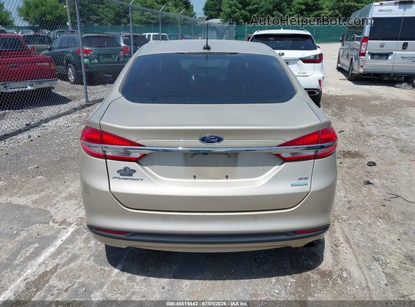 3FA6P0HD2HR348266 2017 FORD FUSION Beige 