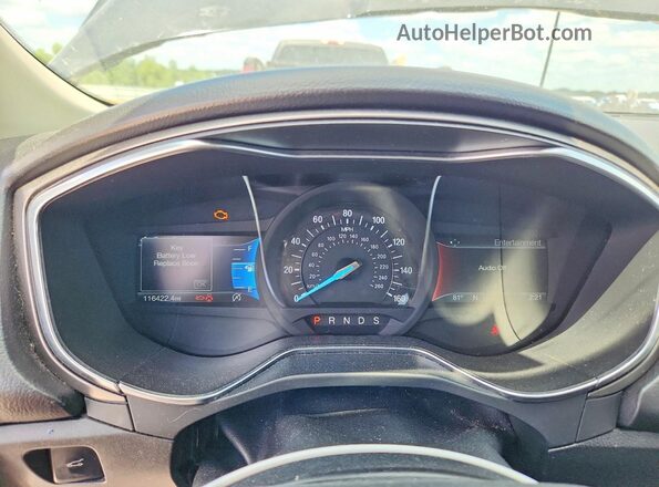 3FA6P0HD2HR367142 2017 FORD FUSION Черный Вид щитка приборов
