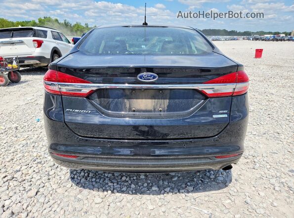 3FA6P0HD2HR367142 2017 FORD FUSION Черный Вид сзади