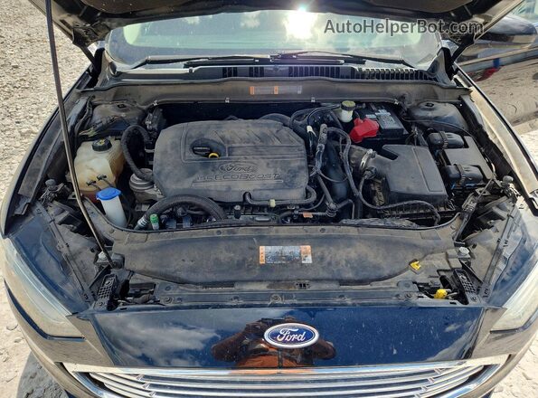 3FA6P0HD2HR367142 2017 FORD FUSION Черный Вид задней части салона