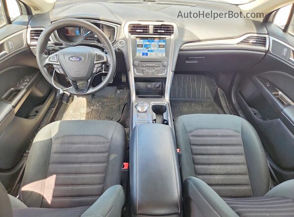 3FA6P0HD2HR367142 2017 FORD FUSION Черный Вид панели приборов