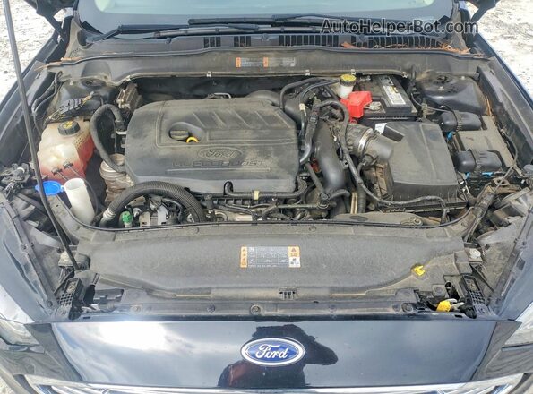 3FA6P0HD2HR372437 2017 FORD FUSION Black Widok wnętrza z tyłu