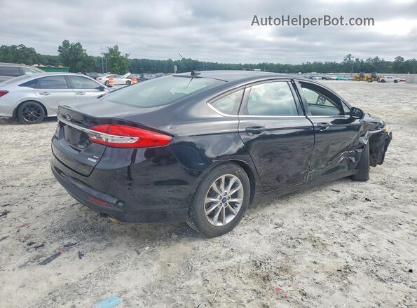 3FA6P0HD2HR372437 2017 FORD FUSION Black Tył prawy