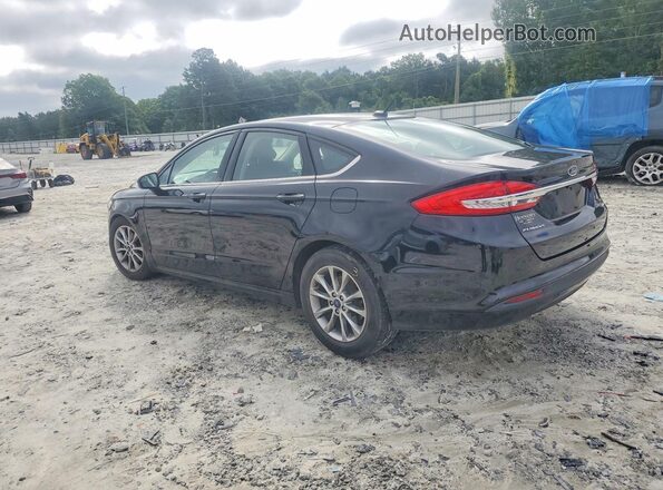 3FA6P0HD2HR372437 2017 FORD FUSION Black Tył lewy