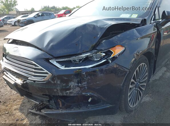 3FA6P0HD2JR135159 2018 FORD FUSION Black Widok z przodu