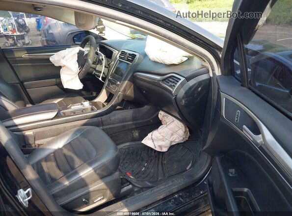 3FA6P0HD2JR135159 2018 FORD FUSION Black Widok wnętrza z przodu
