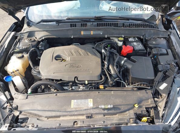 3FA6P0HD2JR135159 2018 FORD FUSION Black Widok z tyłu