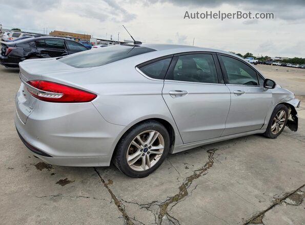 3FA6P0HD2JR162720 2018 FORD FUSION Silver Задня права чверть