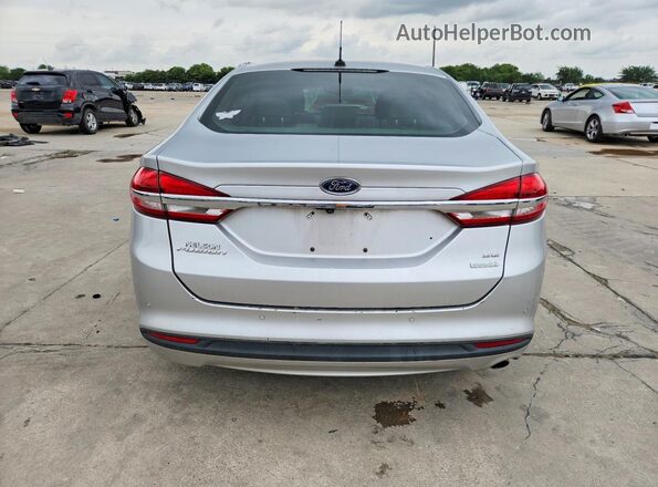 3FA6P0HD2JR162720 2018 FORD FUSION Silver Вид ззаду
