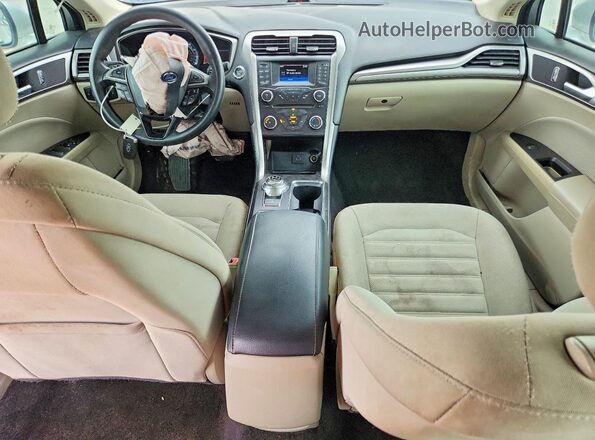 3FA6P0HD2JR162720 2018 FORD FUSION Silver Вид панелі приладів