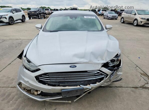 3FA6P0HD2JR162720 2018 FORD FUSION Silver Вид спереду
