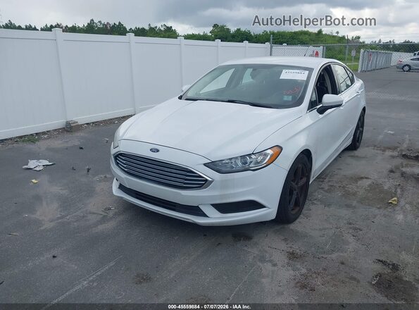 3FA6P0HD2JR184068 2018 FORD FUSION White Przód lewy