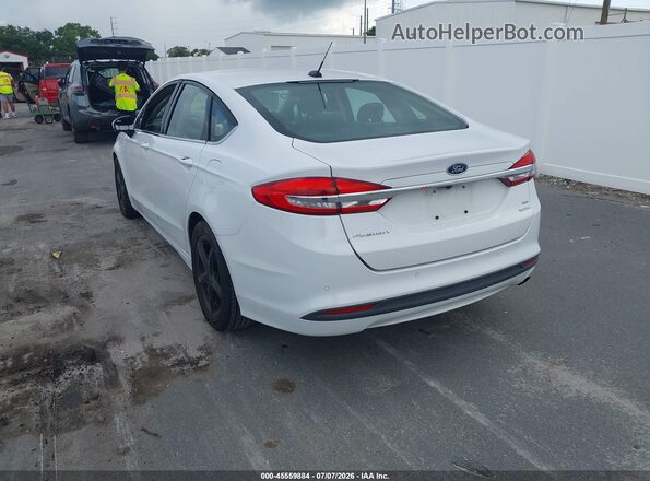 3FA6P0HD2JR184068 2018 FORD FUSION White Tył lewy