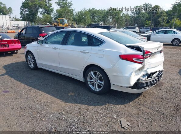 3FA6P0HD2JR199637 2018 FORD FUSION White Հետևի ձախ