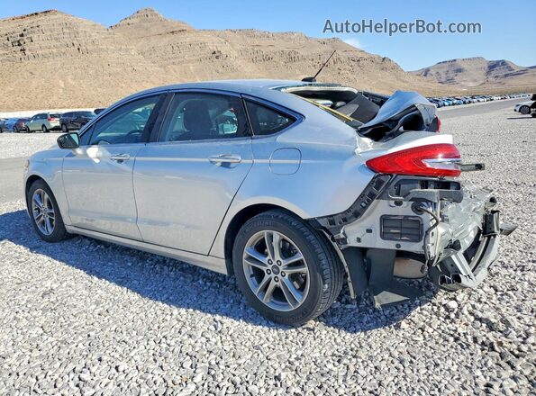 3FA6P0HD2JR218607 2018 FORD FUSION Silver უკანა მარცხენა