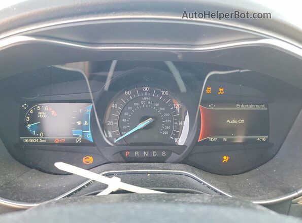 3FA6P0HD2JR218607 2018 FORD FUSION Silver ხელსაწყოთა პანელის ხედი