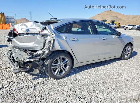 3FA6P0HD2JR218607 2018 FORD FUSION Silver უკანა მარჯვენა