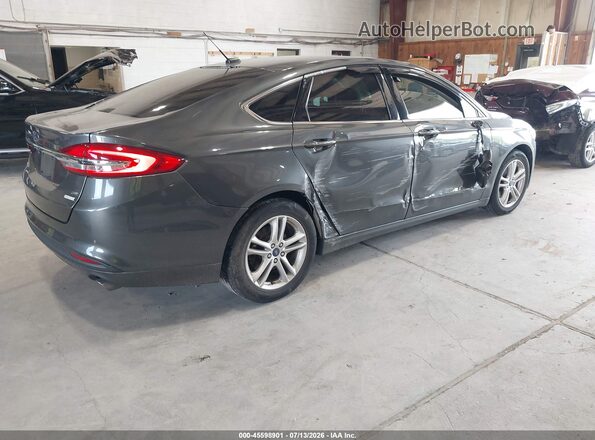 3FA6P0HD2JR237433 2018 FORD FUSION Gray Trasero derecho