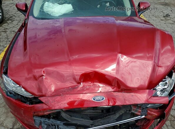 3FA6P0HD2JR259724 2018 FORD FUSION Red Widok wnętrza z tyłu