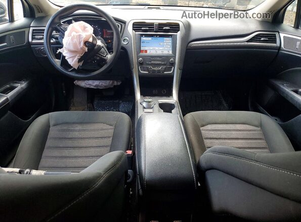 3FA6P0HD2KR243217 2019 FORD FUSION Black Вид панелі приладів