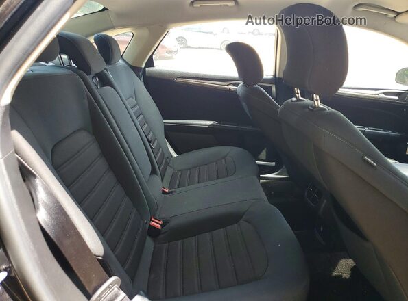 3FA6P0HD2KR243217 2019 FORD FUSION Black Вид задніх сидінь