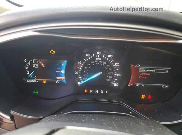3FA6P0HD2KR243217 2019 FORD FUSION Black Вид щитка приладів