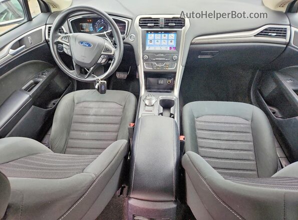 3FA6P0HD2KR275889 2019 FORD FUSION Gray წინა პანელის ხედი