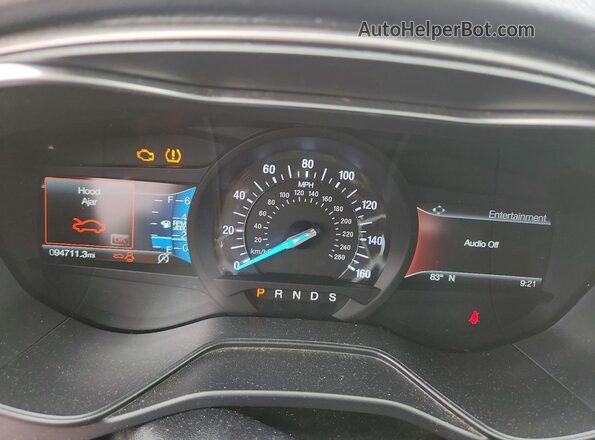 3FA6P0HD2KR275889 2019 FORD FUSION Gray ხელსაწყოთა პანელის ხედი