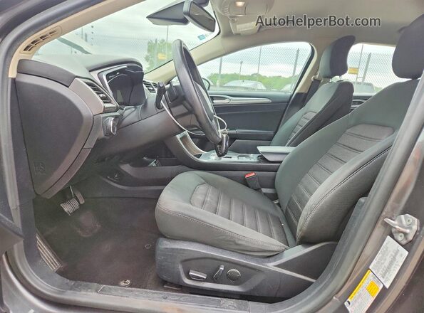 3FA6P0HD2KR275889 2019 FORD FUSION Gray წინა სალონის ხედი